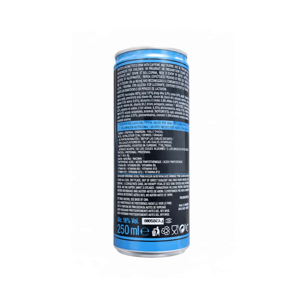 Bebida energizante con vodka Shaka (250 ml) - Miniatura 2