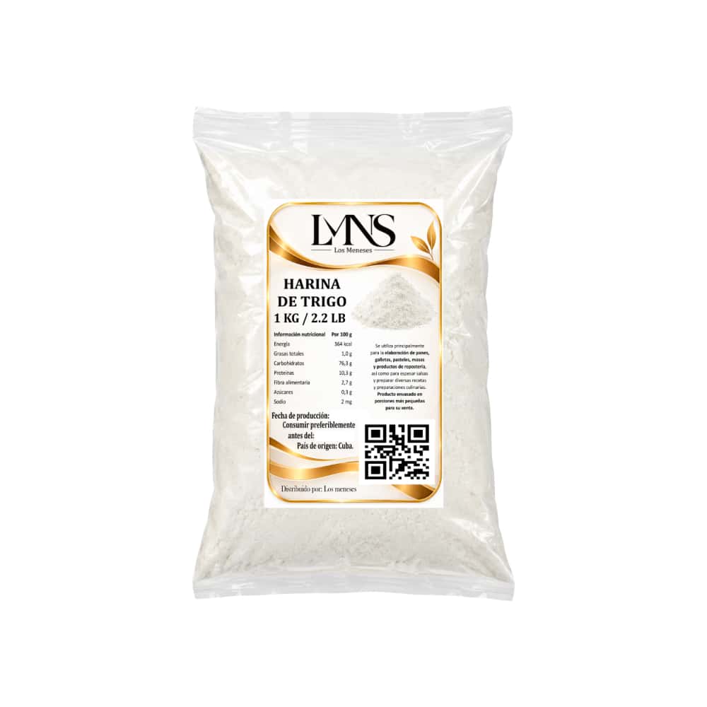 Harina de trigo Los Meneses (1 kg / 2.2 lb) - Miniatura 1