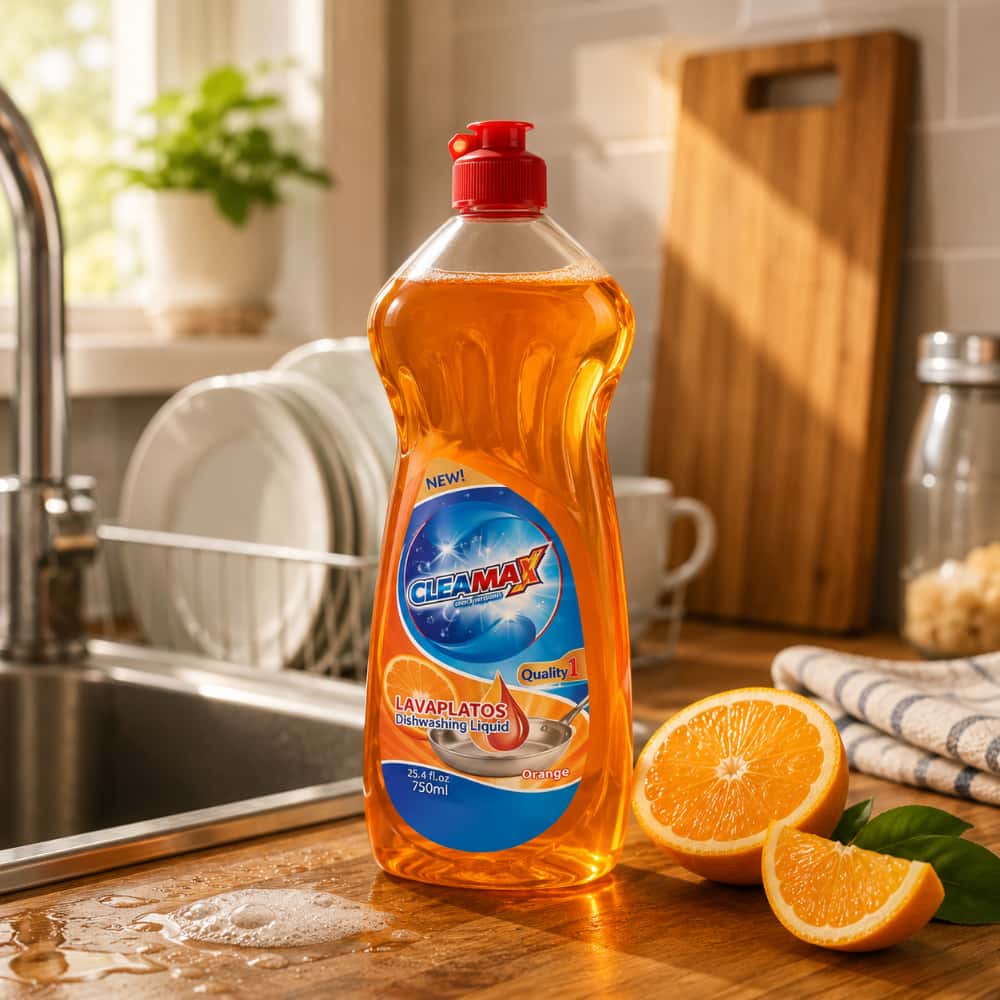 Lavaplatos aroma naranja Cleamax (750 ml / 25.4 oz) - Miniatura 5