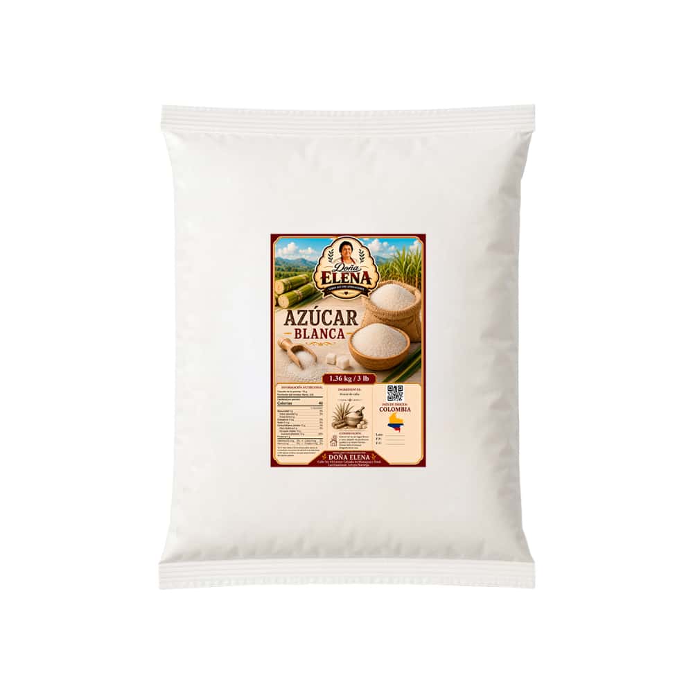 Azúcar blanca Doña Elena (1.36 kg / 3 lb) - Miniatura 1