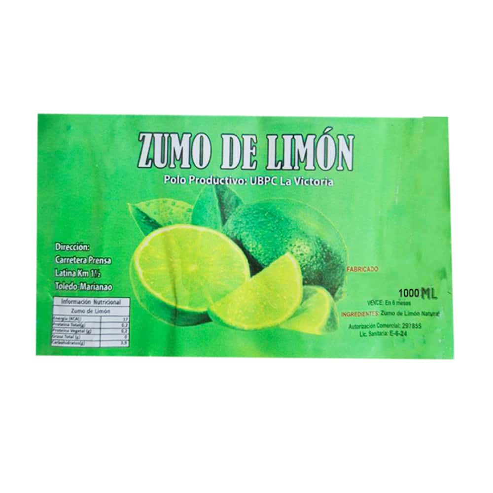Zumo de limón (3 x 1 L) - Miniatura 2
