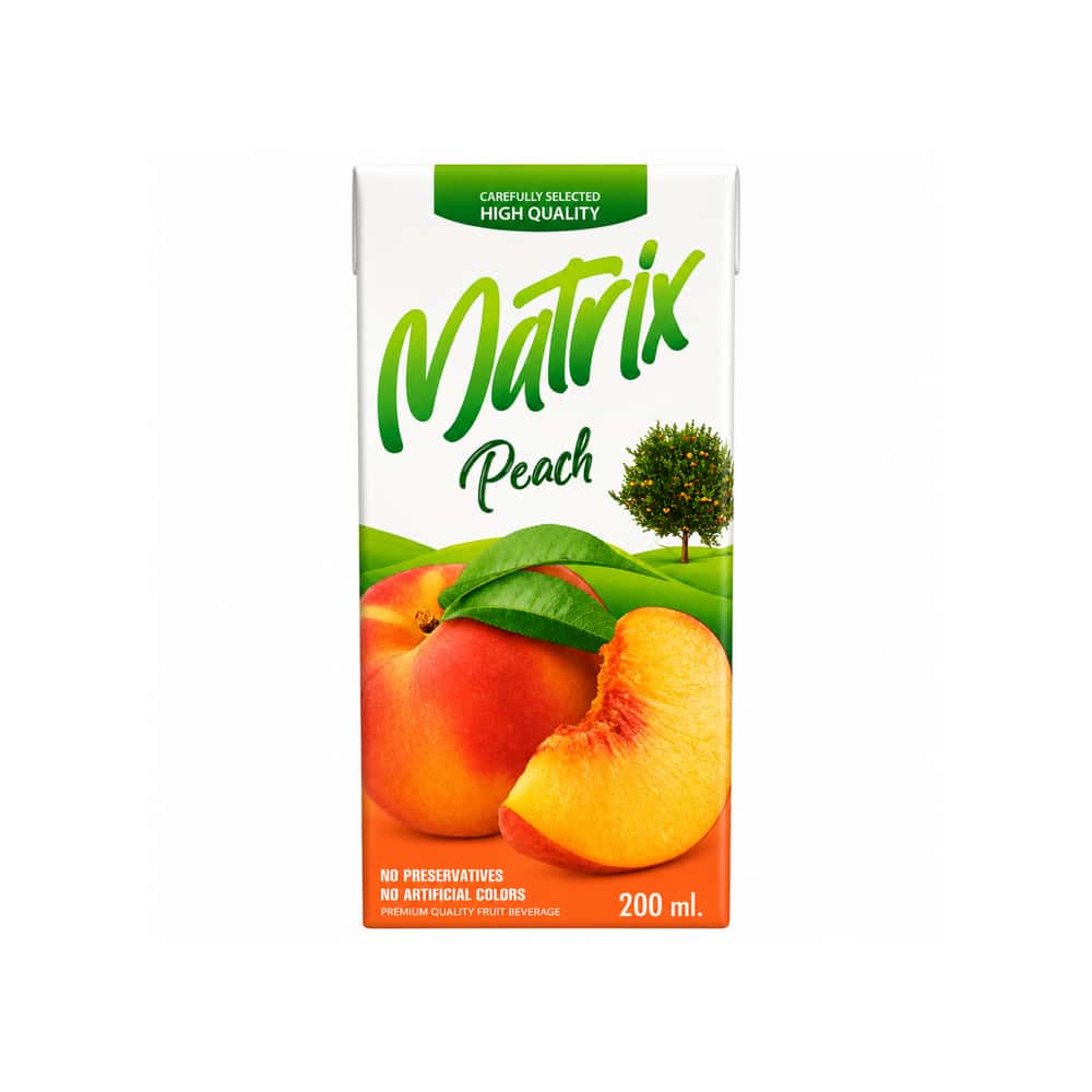 Néctar de melocotón Matrix (200 ml) - Miniatura 1