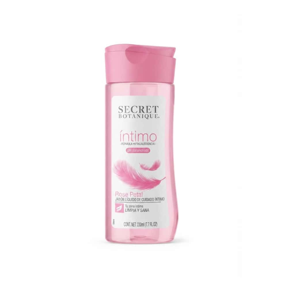 Jabón líquido íntimo con extracto de pétalos de rosas Secret Botanique (230 ml) - Miniatura 1