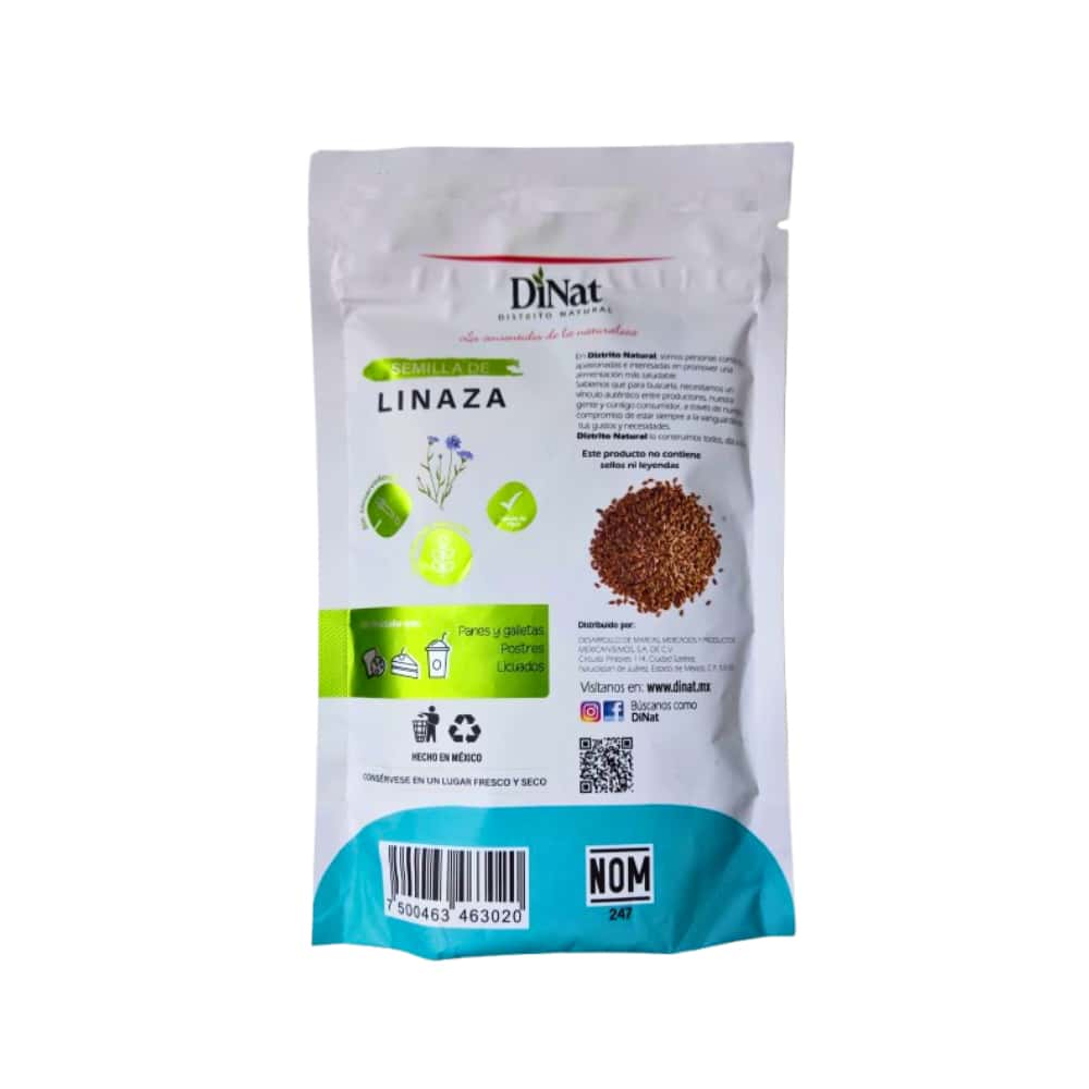 Semillas de linaza DiNat (100 g / 3.95 oz) - Miniatura 3