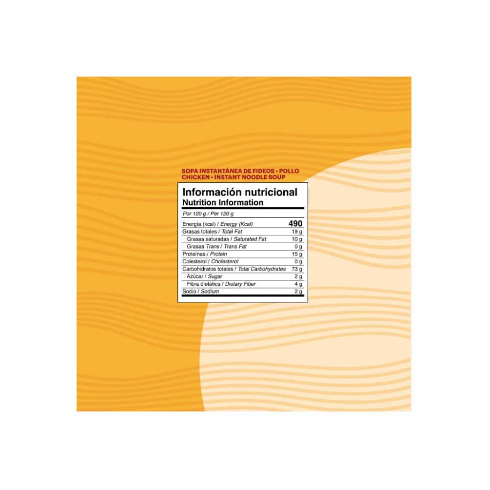 Sopa instantánea de fideos con sabor a pollo YEYA (40 x 75 g / 2.6 oz) - Miniatura 2