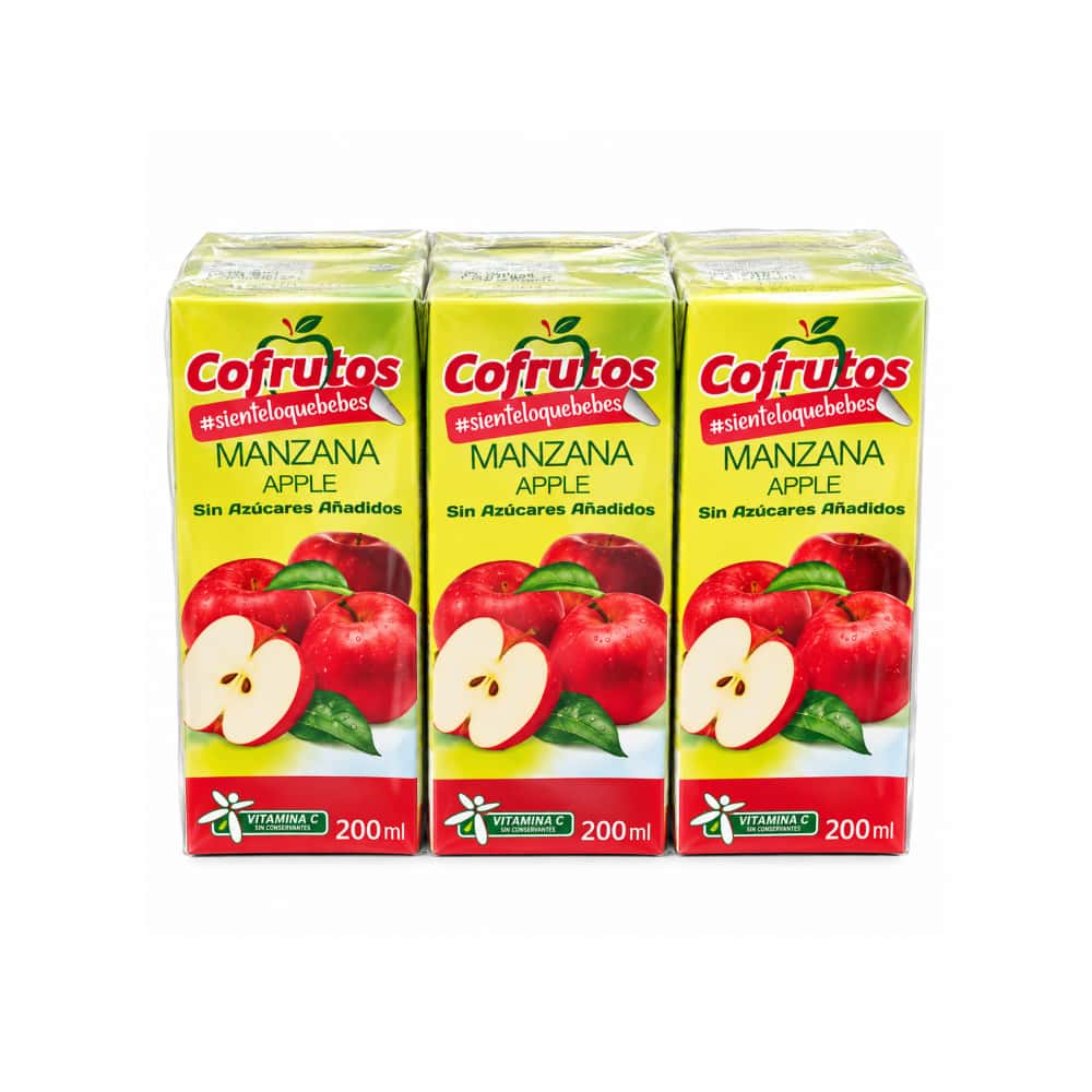 Jugo de manzana Cofrutos (6 x 200 ml) - Miniatura 1