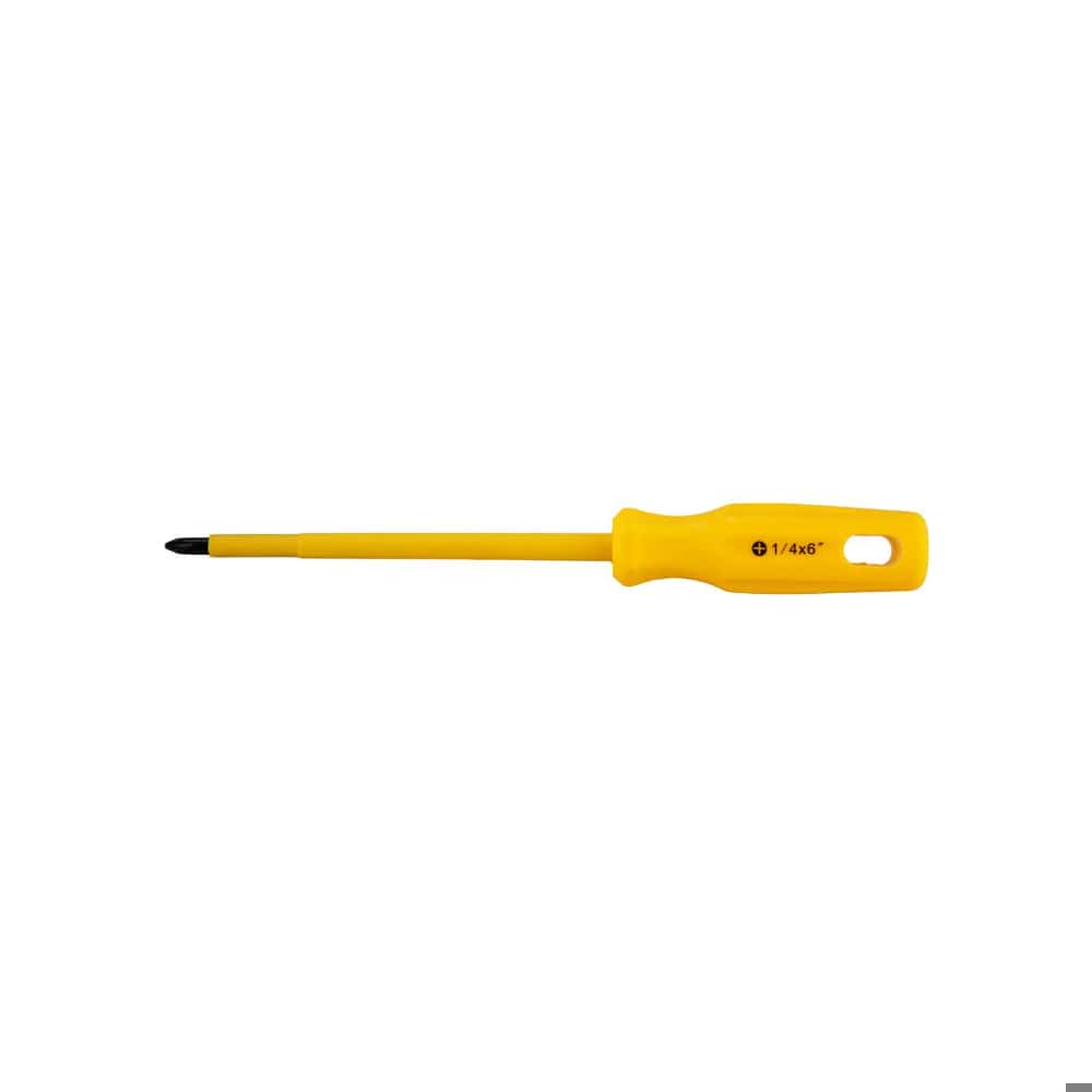 Destornillador de estria con mango aislado 1/4" x 6" Vonder - Miniatura 4