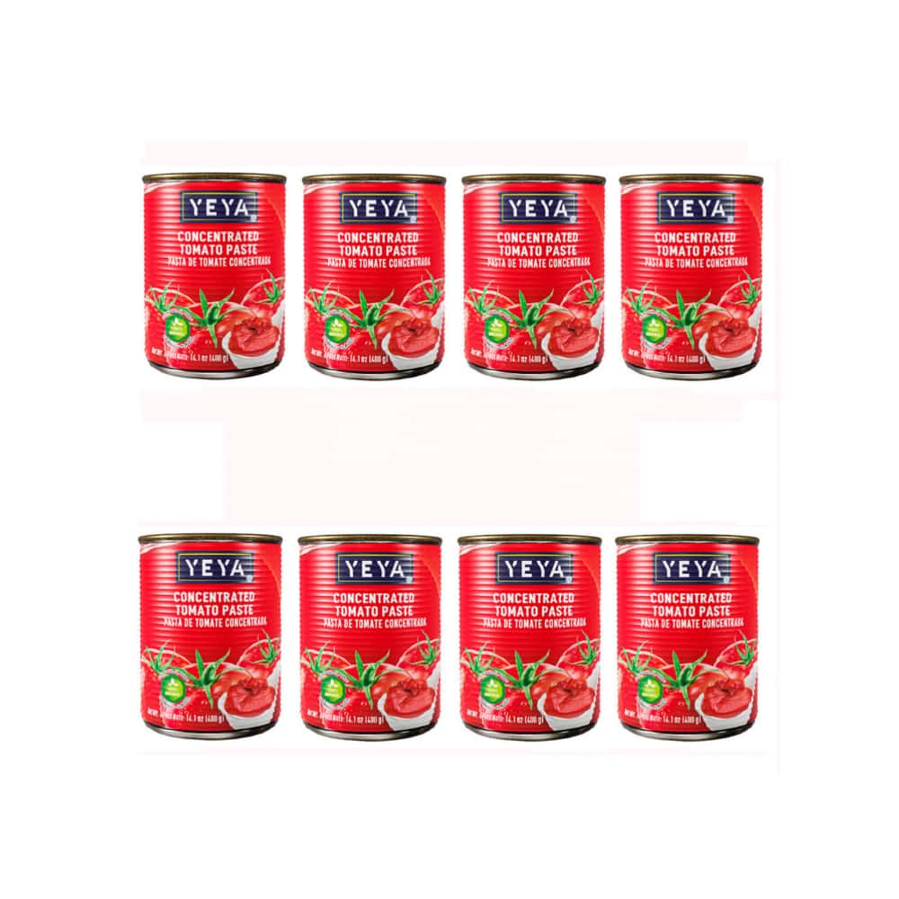 Pasta de tomate concentrada YEYA (8 x 400 g / 14.1 oz) - Miniatura 1
