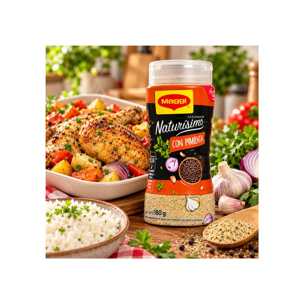 Sazonador Naturisimo con pimienta Maggi (180 g / 6.34 oz) - Miniatura 5