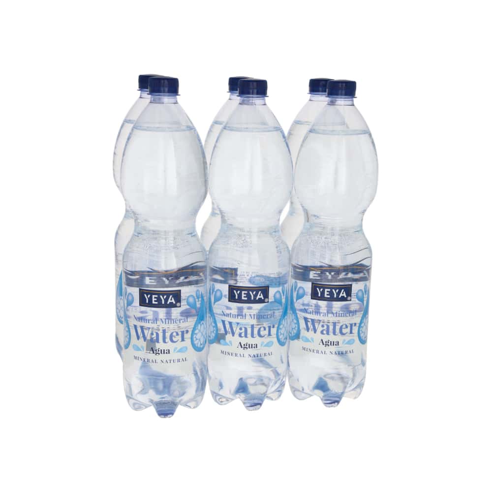 Agua mineral natural YEYA (6 x 1500 ml) - Miniatura 1