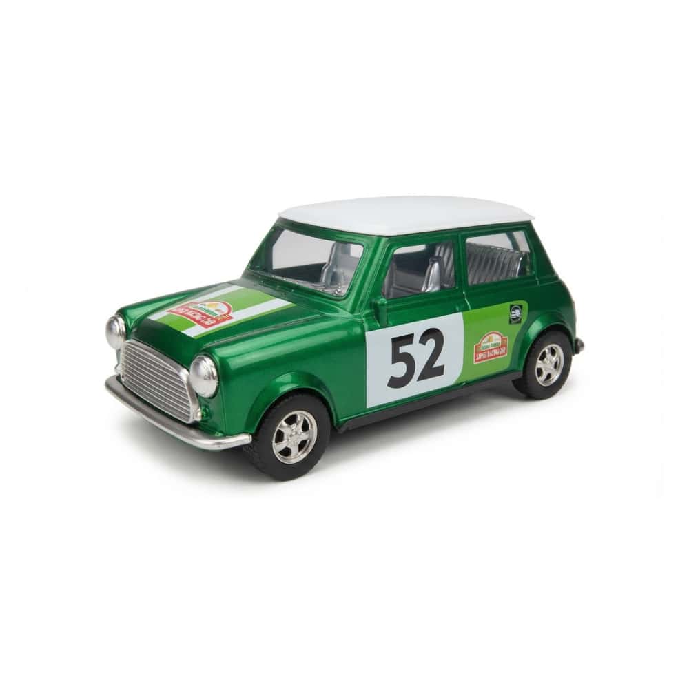 Carro clásico de juguete Mini Cooper verde y blanco Toys - Miniatura 1