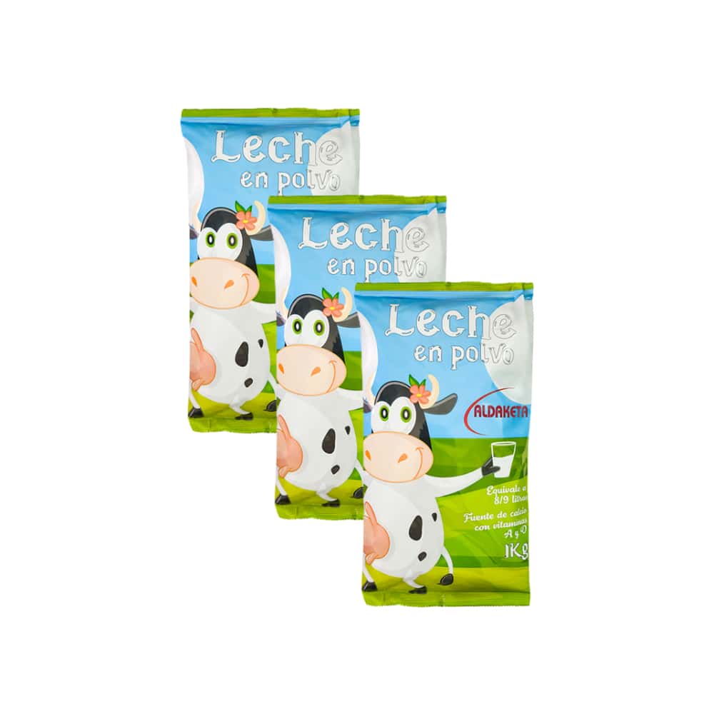 Leche en polvo (3 x 1 Kg) - Miniatura 1