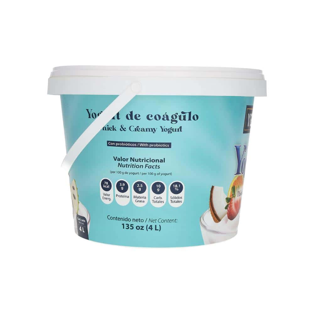 Yogurt natural con azúcar y probióticos YEYA (4 L) - Miniatura 2
