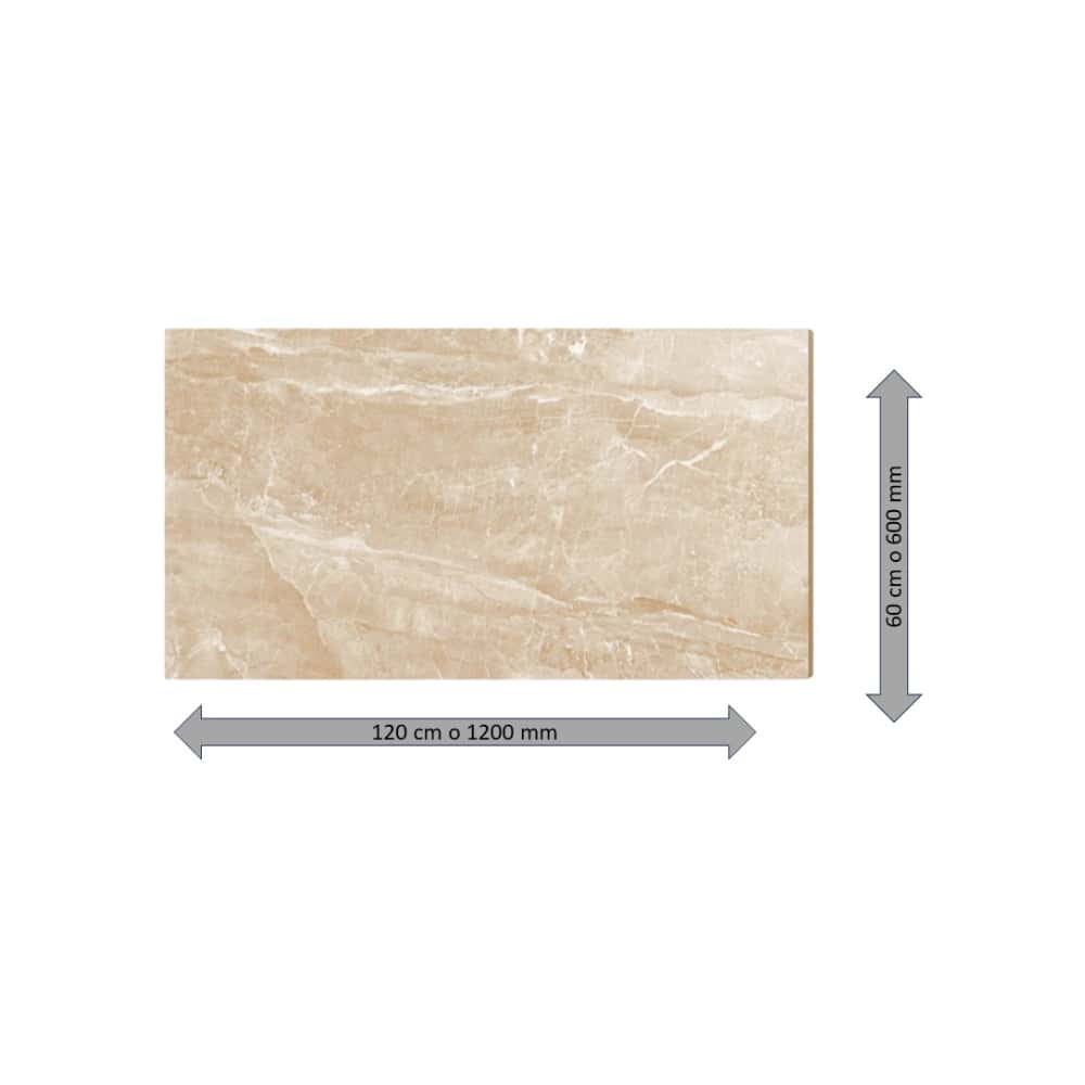 Caja de losas de cerámica mainstream sand polish 600 mm x 1200 mm Bluetone (2 U) - Miniatura 3