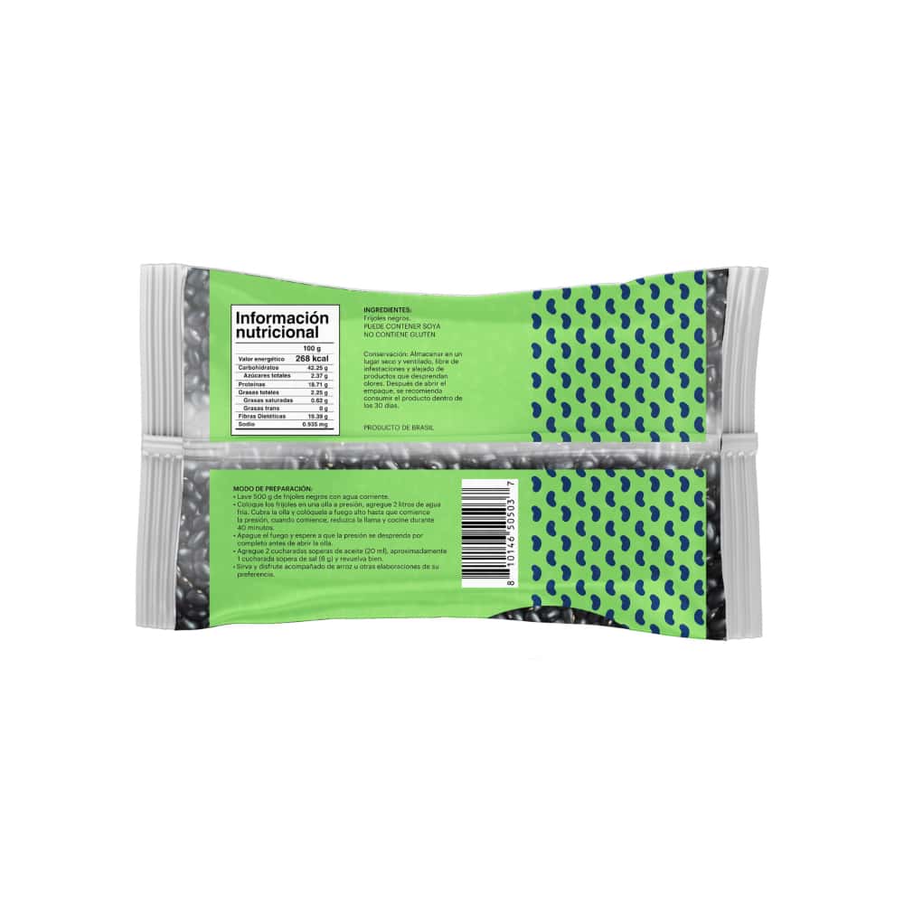 Frijoles negros Super Yu ( 10 x 1 kg / 2.2 lb) - Miniatura 3