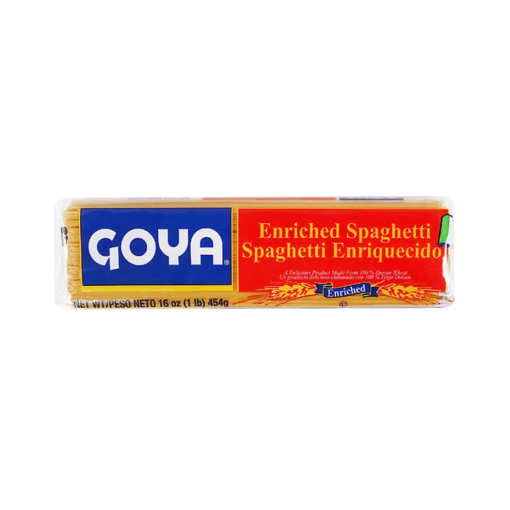 Espaguetis enriquecidos Goya (454 g / 1 lb) - Miniatura 1