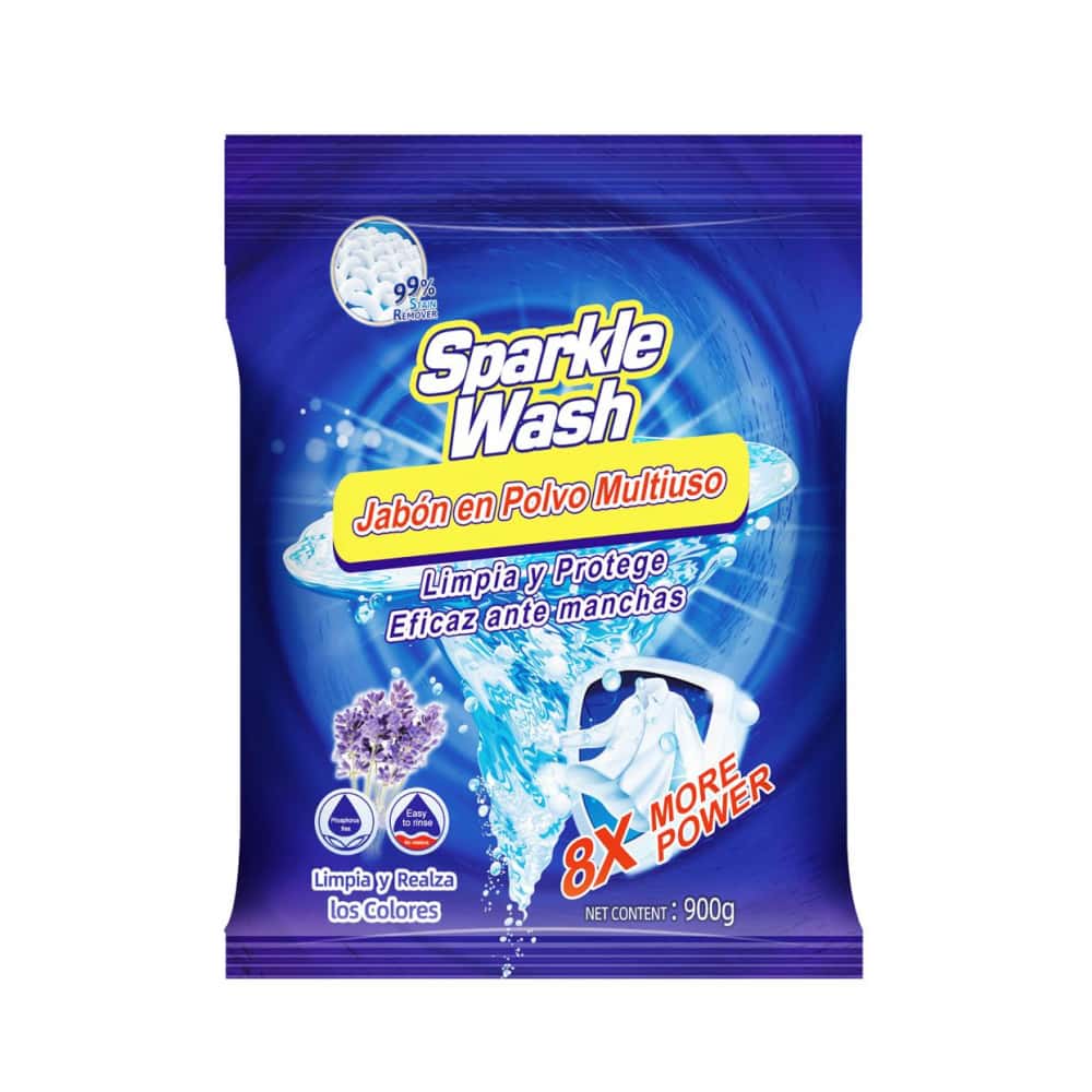 Detergente en polvo Sparkle Wash (900 g / 1.98 lb) - Miniatura 1