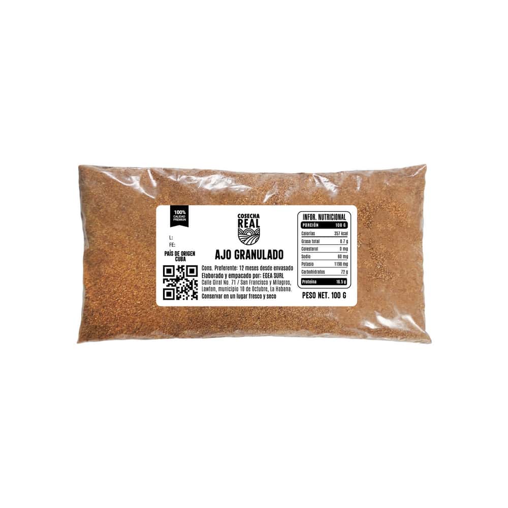 Ajo granulado Cosecha Real (100 g / 3.52 oz) - Miniatura 2