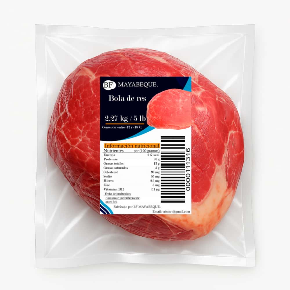 Bola de res BF Mayabeque (2.27 kg / 5 lb) - Miniatura 3