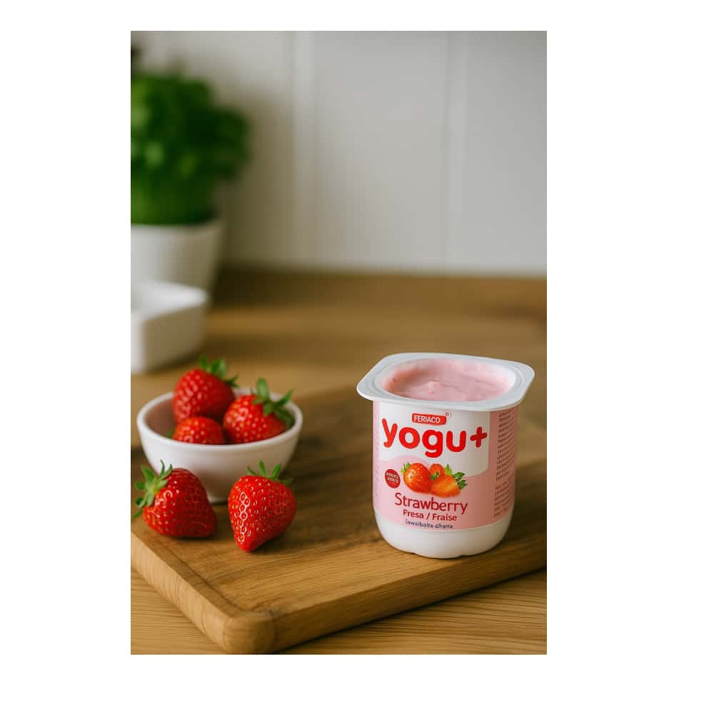 Yogur pasteurizado sabor a fresa (12 x 125 g) - Miniatura 5