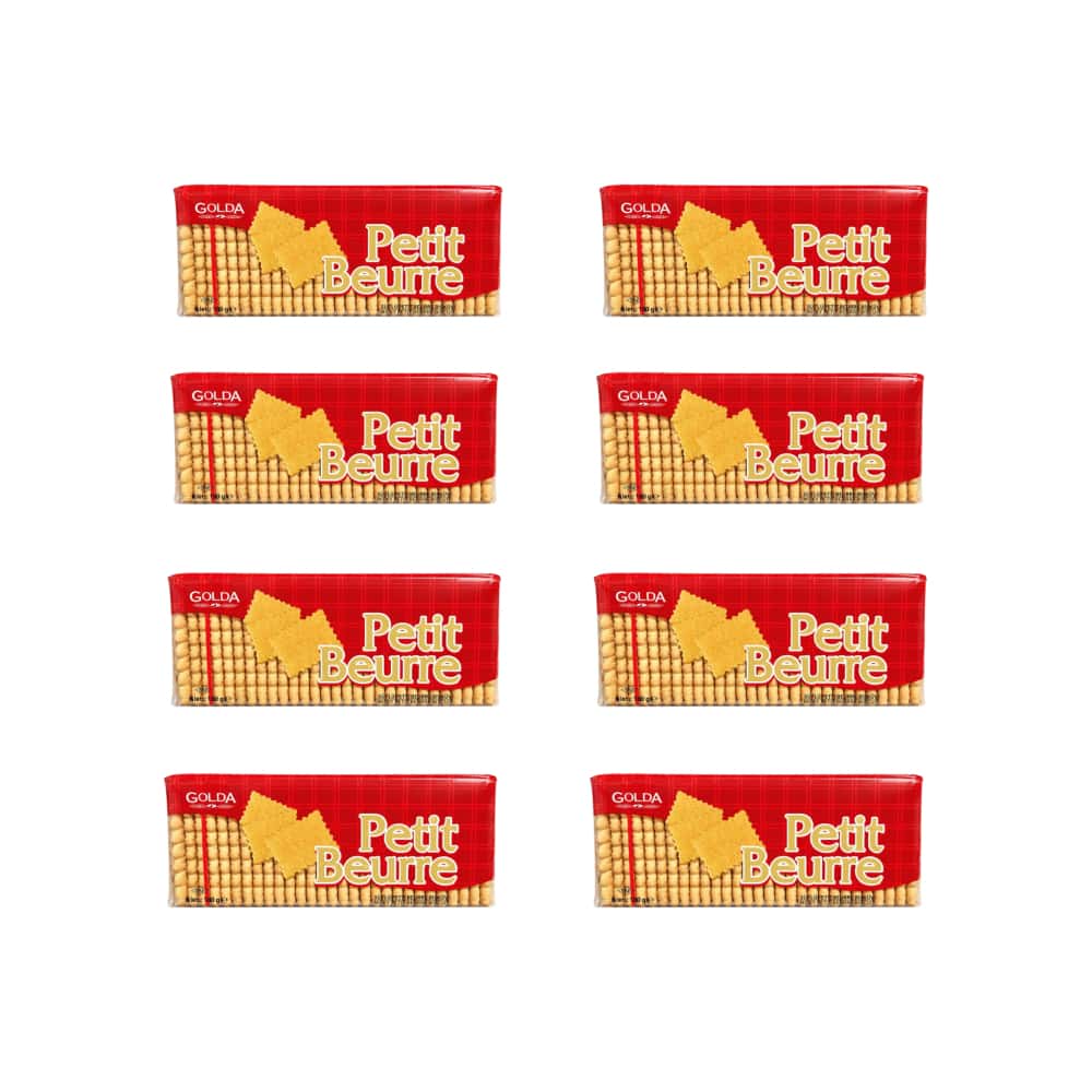 Galletas lechosas Petit Beurre Golda (8 x 180 g / 6.34 oz) - Miniatura 1