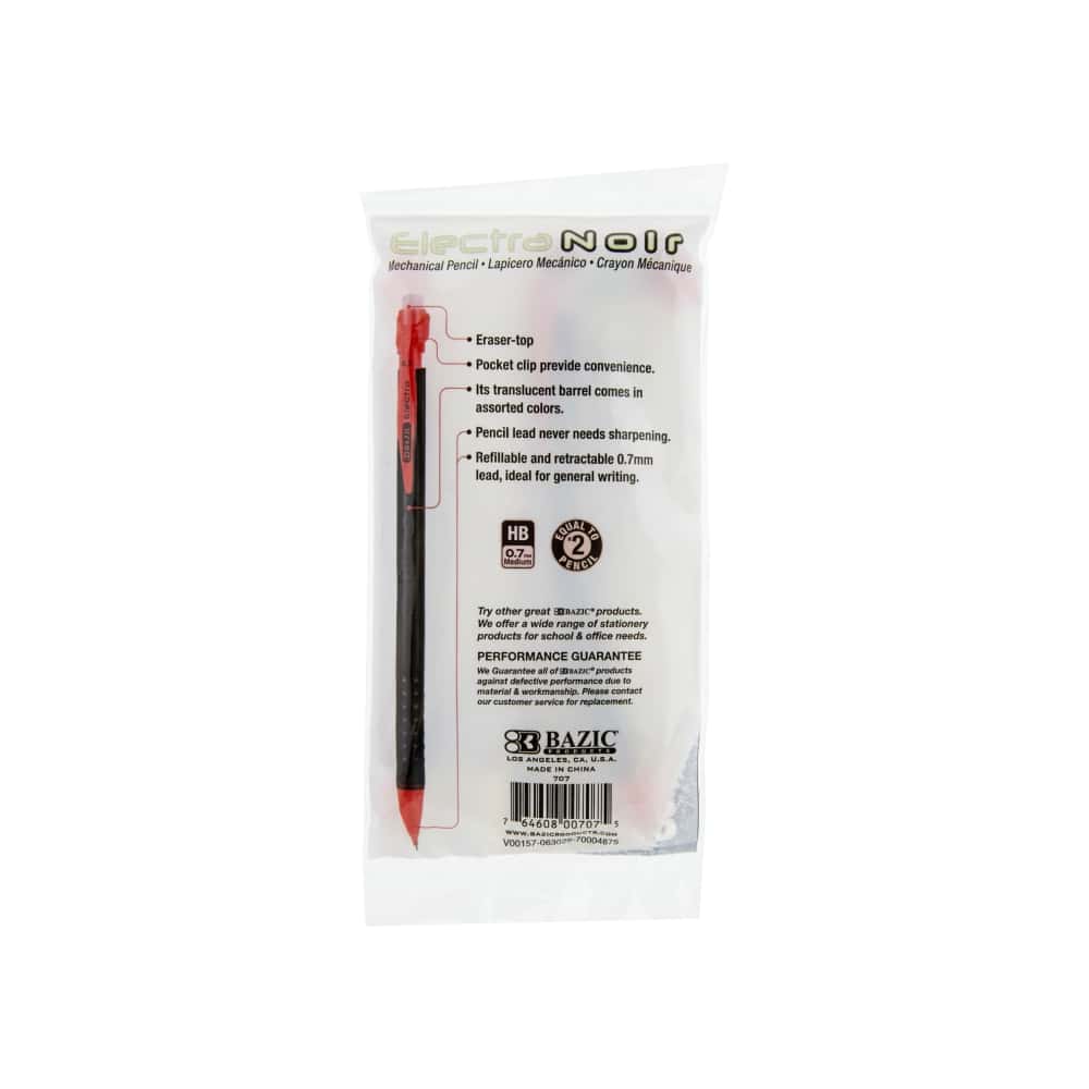 Juego de portaminas 0.7 mm Electra Bazic (8 U) - Miniatura 3