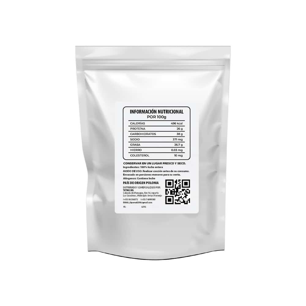 Leche entera en polvo Campo Vivo (500 g / 1.1 lb) - Miniatura 3