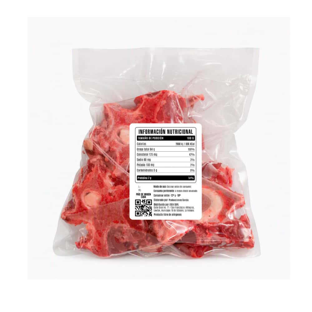 Hueso de cogote de res Cosecha Real (907 g / 2 lb) - Miniatura 3