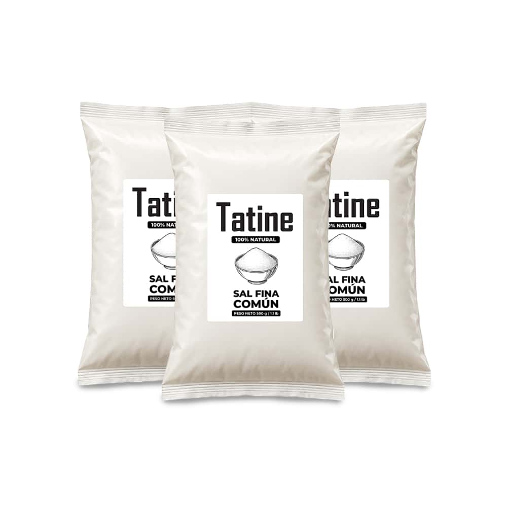 Sal fina común Tatine (3 x 500 g / 1.1 lb) - Miniatura 1