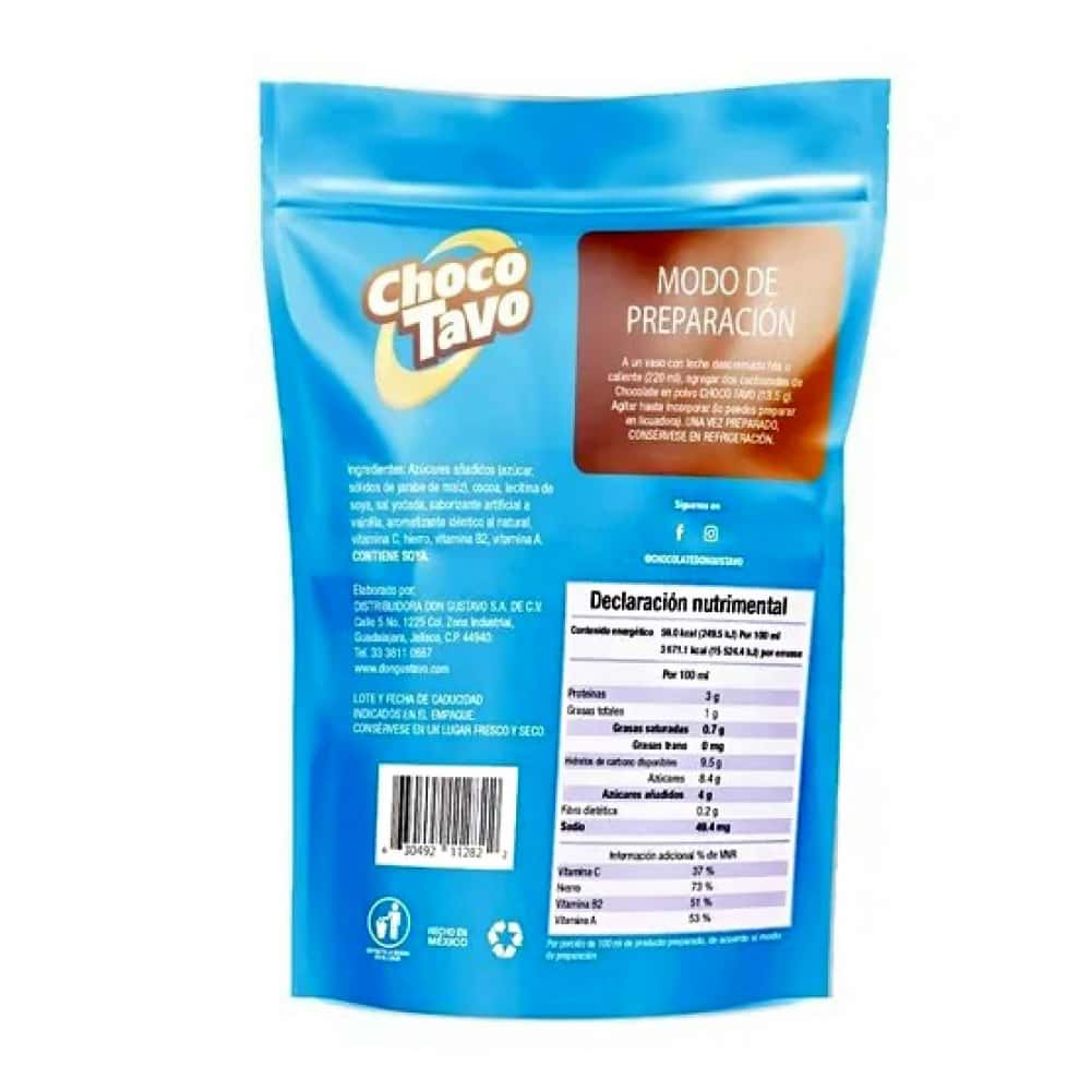 Chocolate en polvo Choco Tavo (350 g / 12.35 oz) - Miniatura 5