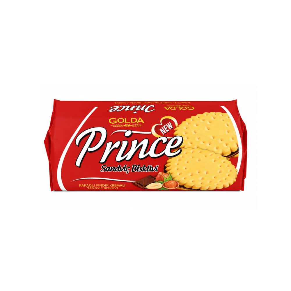 Galleta sándwich rellena con crema de cacao y avellanas Golda Prince (160 g / 5.64 oz) - Miniatura 1