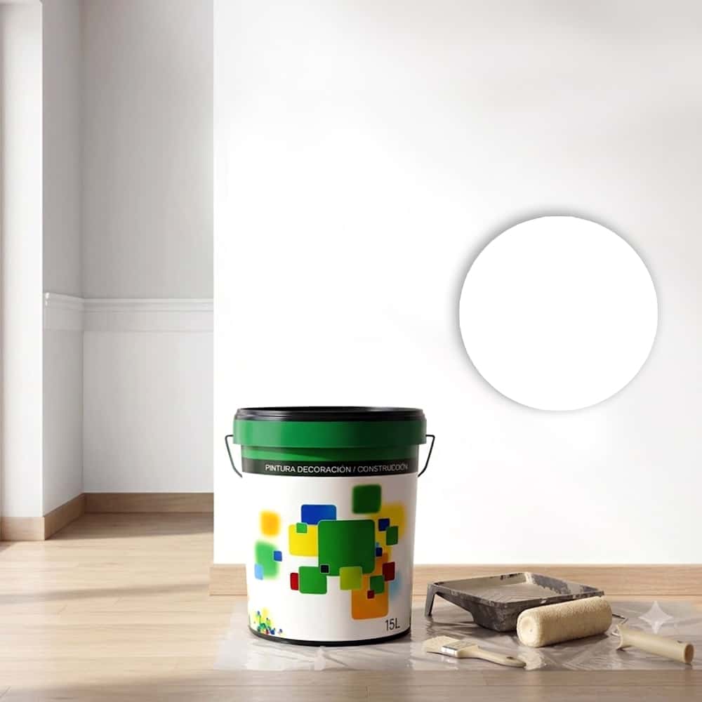 Pintura acrílica interior de color blanco Flash Euro Campi (15 L) - Miniatura 5