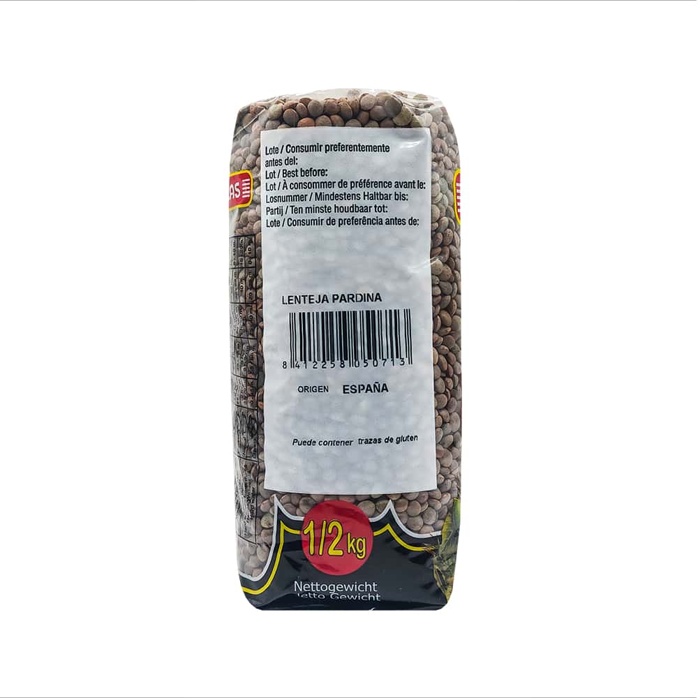 Lenteja pardina (5 x 500 g / 18 oz) - Miniatura 2