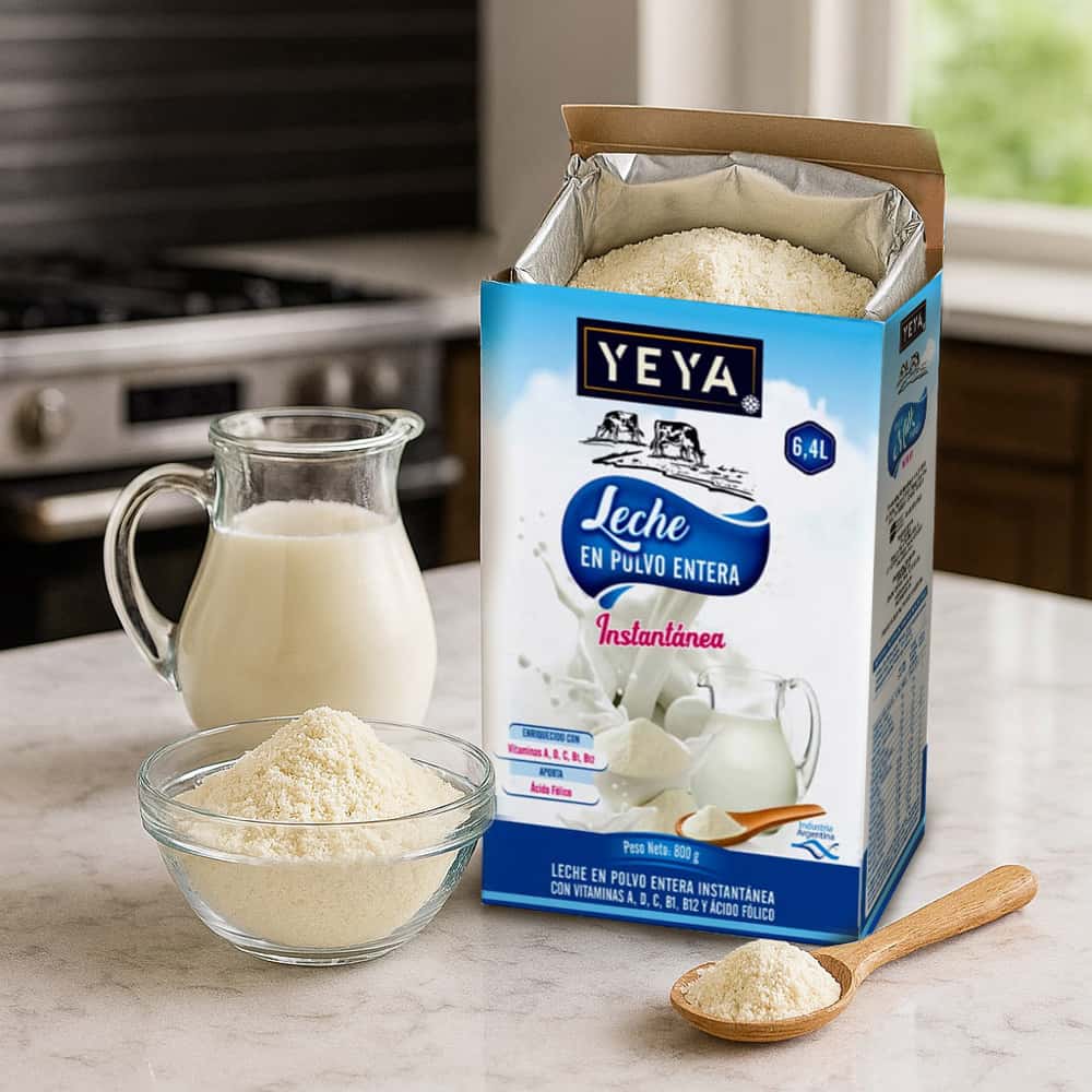 Leche en polvo entera YEYA (12 x 800 g / 1.76 lb) - Miniatura 5