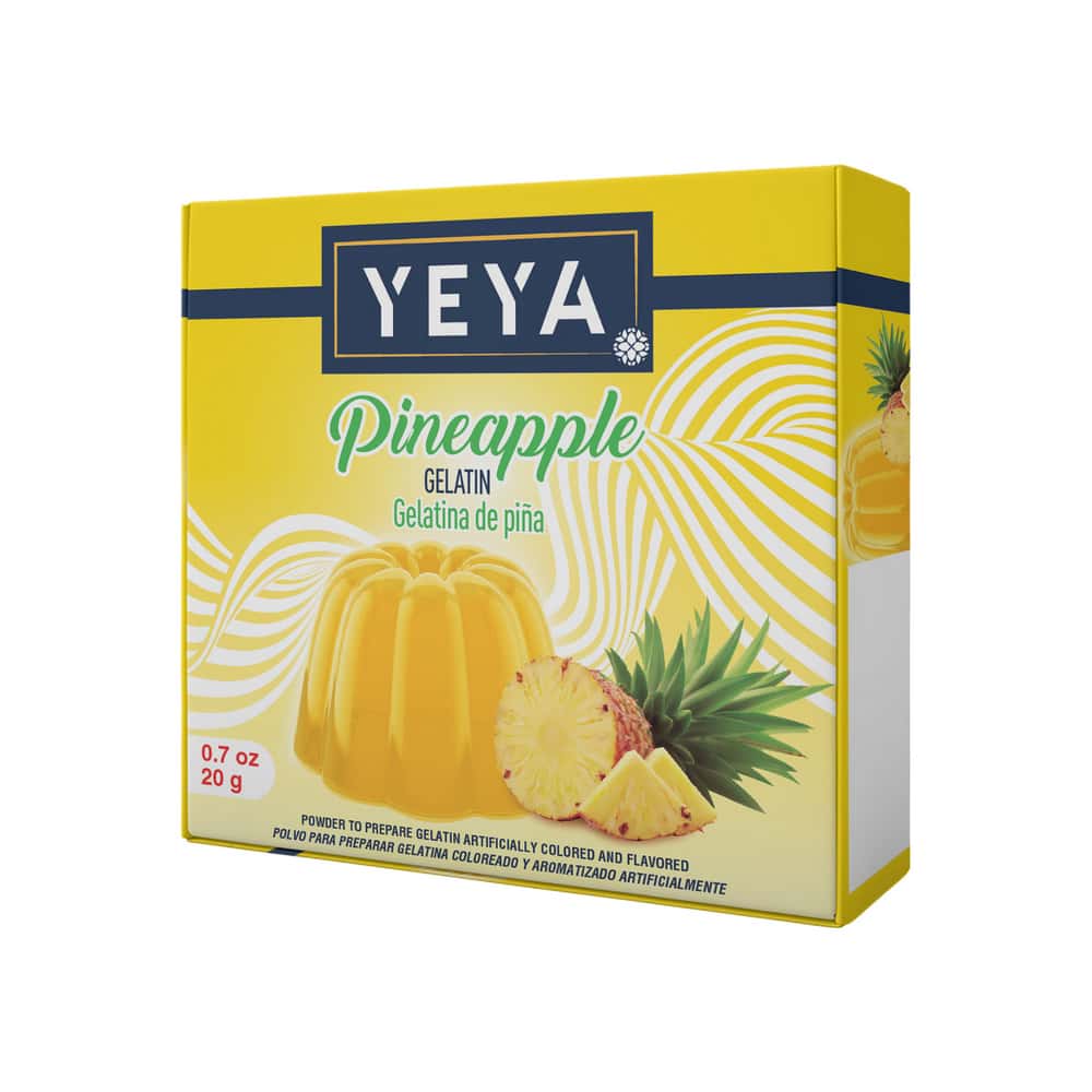 Gelatina sabor piña YEYA (20 g) - Miniatura 1