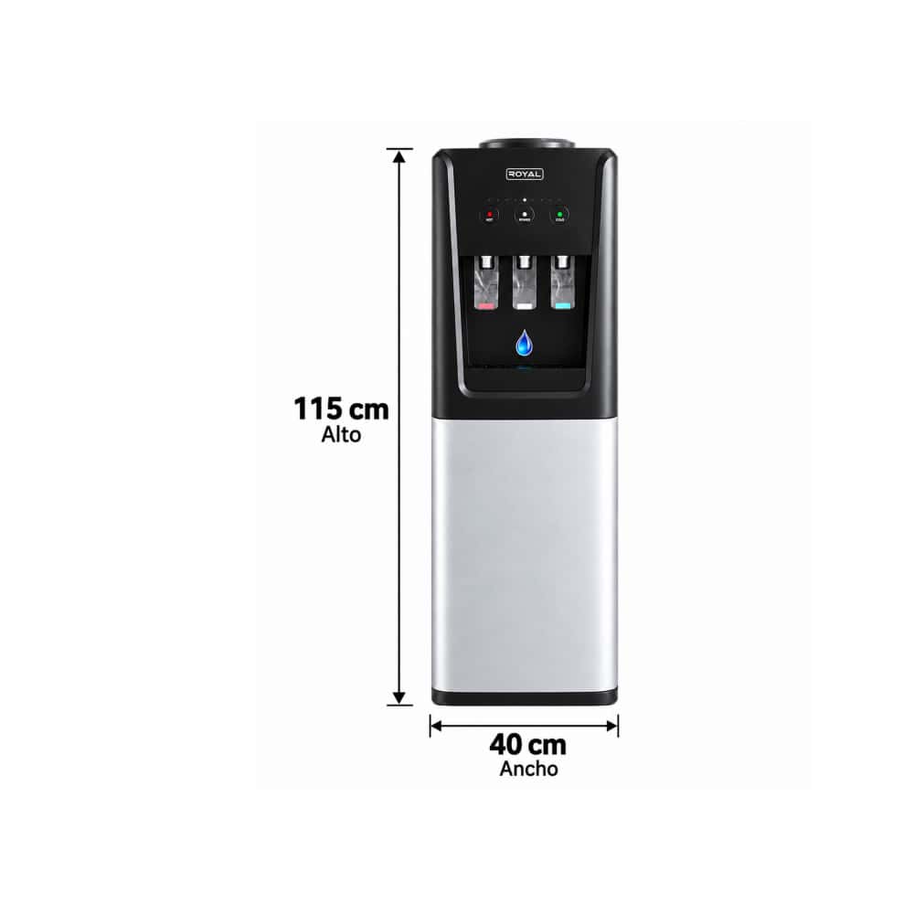 Dispensador y enfriador de agua vertical Royal RE2850BS - Miniatura 2