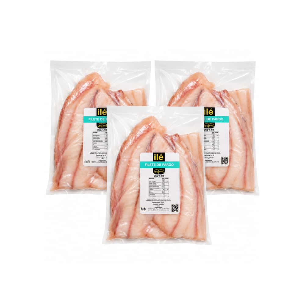 Filete de pescado pargo Ilé (3 x 2 kg / 4.4 lb) - Miniatura 1