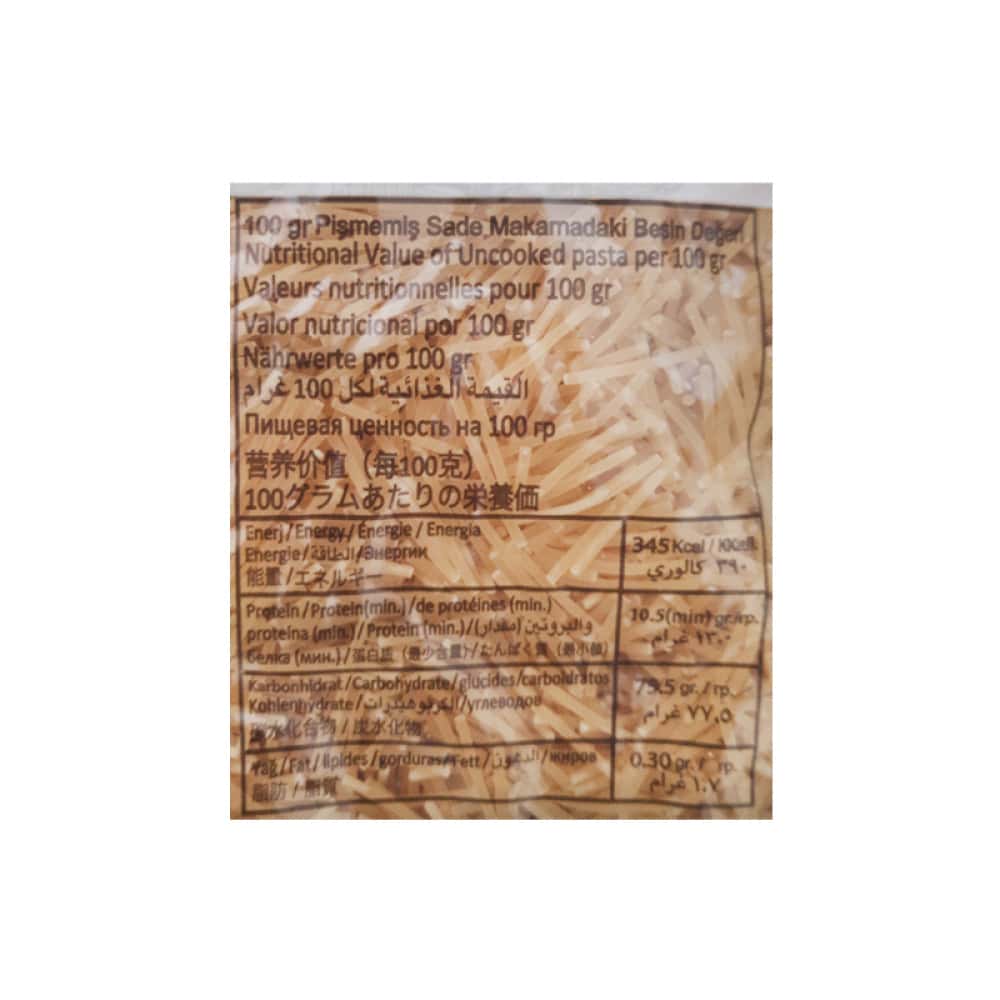 Pasta fideos Ada (500 g / 1.1 lb) - Miniatura 4