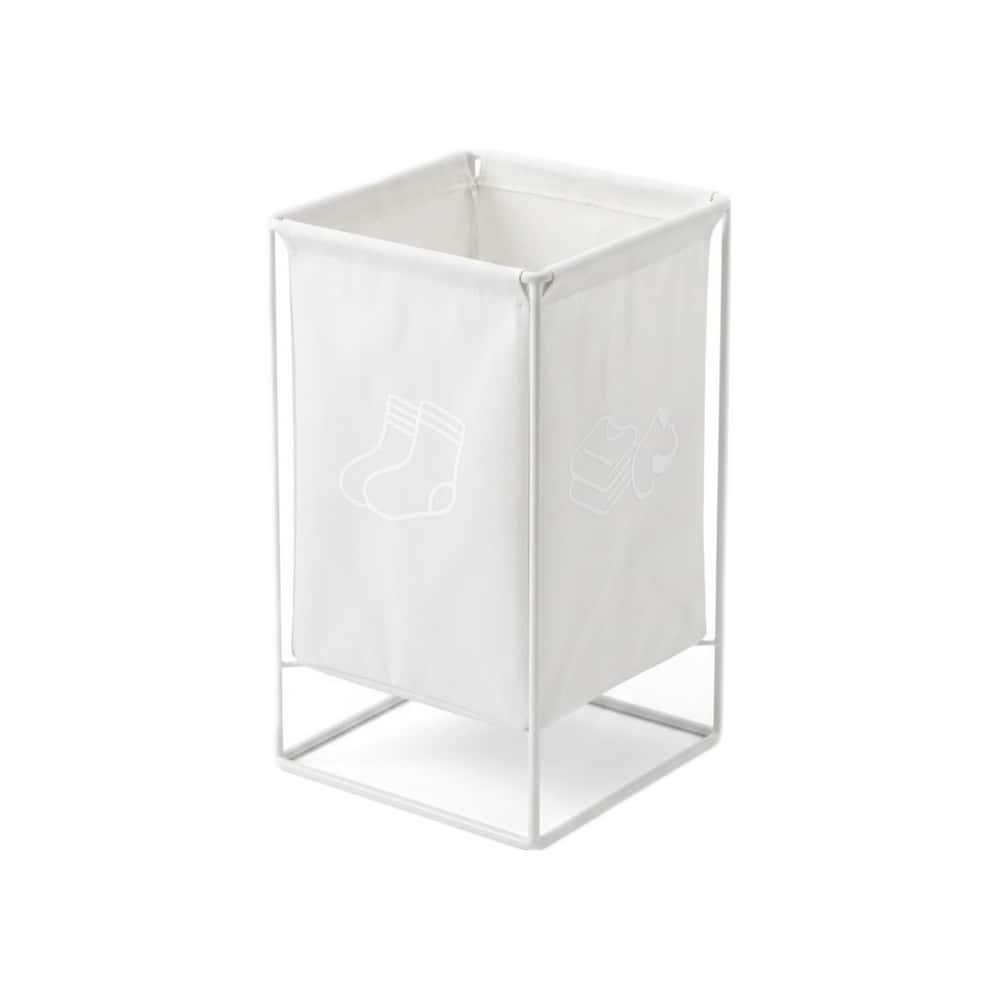 Cesto para almacenar ropa sucia color blanco YH - Miniatura 1