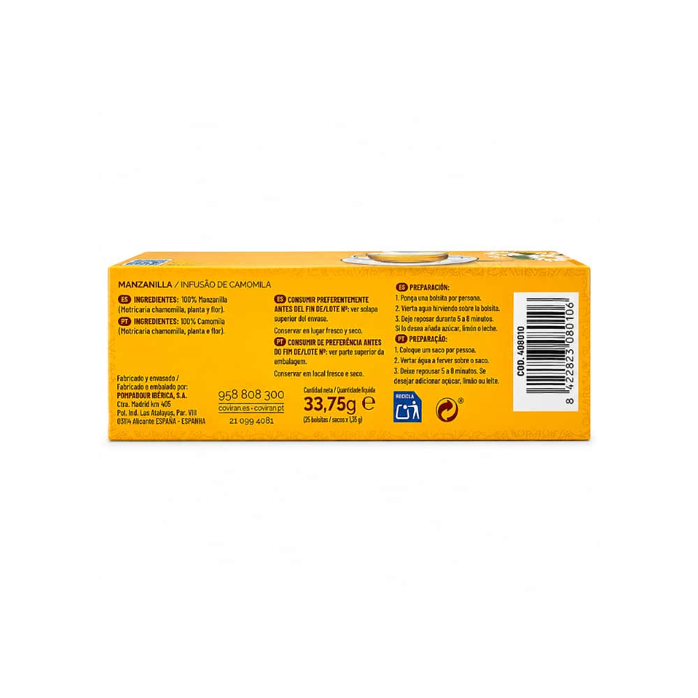 Infusión manzailla Coviran (33.75 g / 1.19 oz) - Miniatura 2