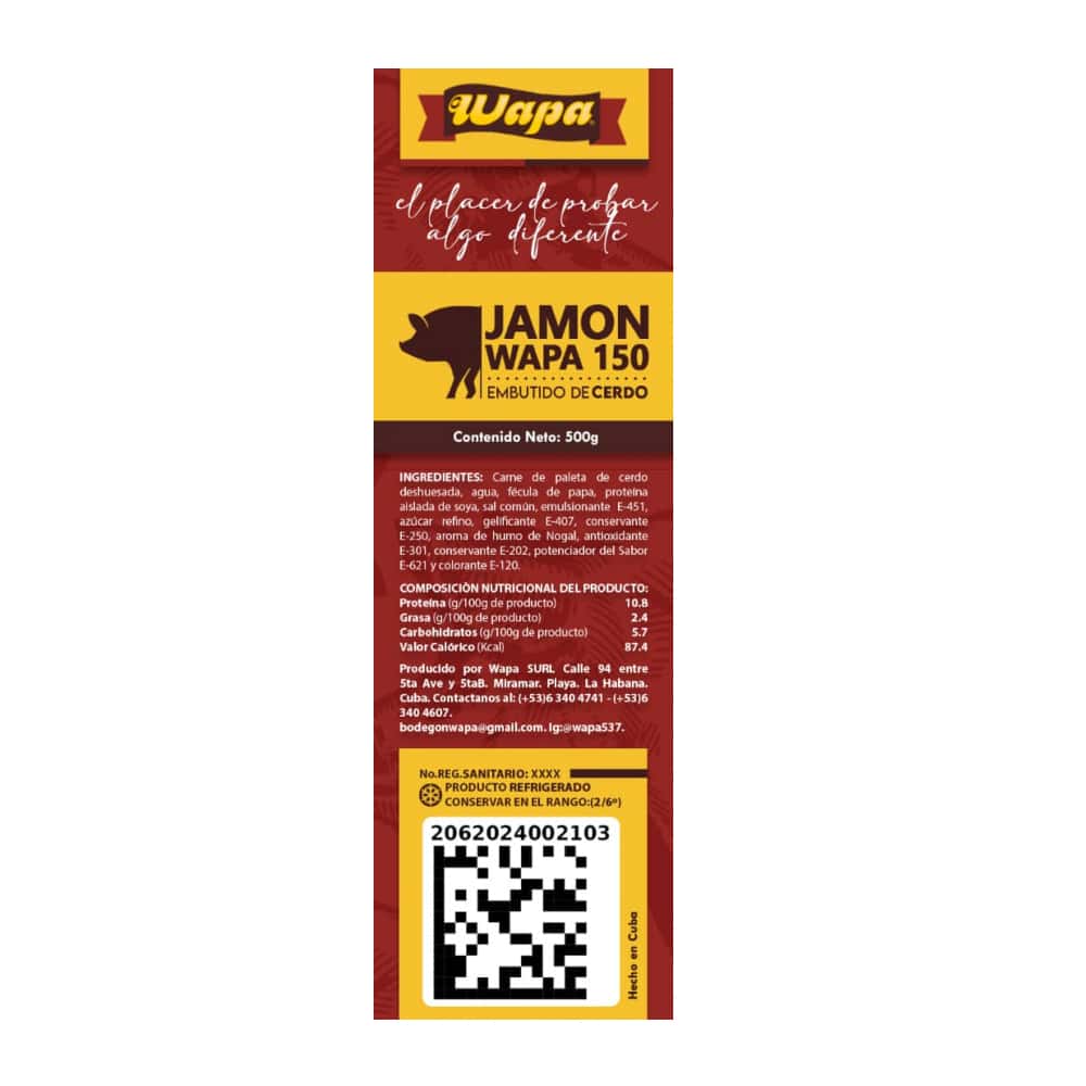 Jamón 150 lasqueado Wapa (500 g / 1.1 lb) - Miniatura 6