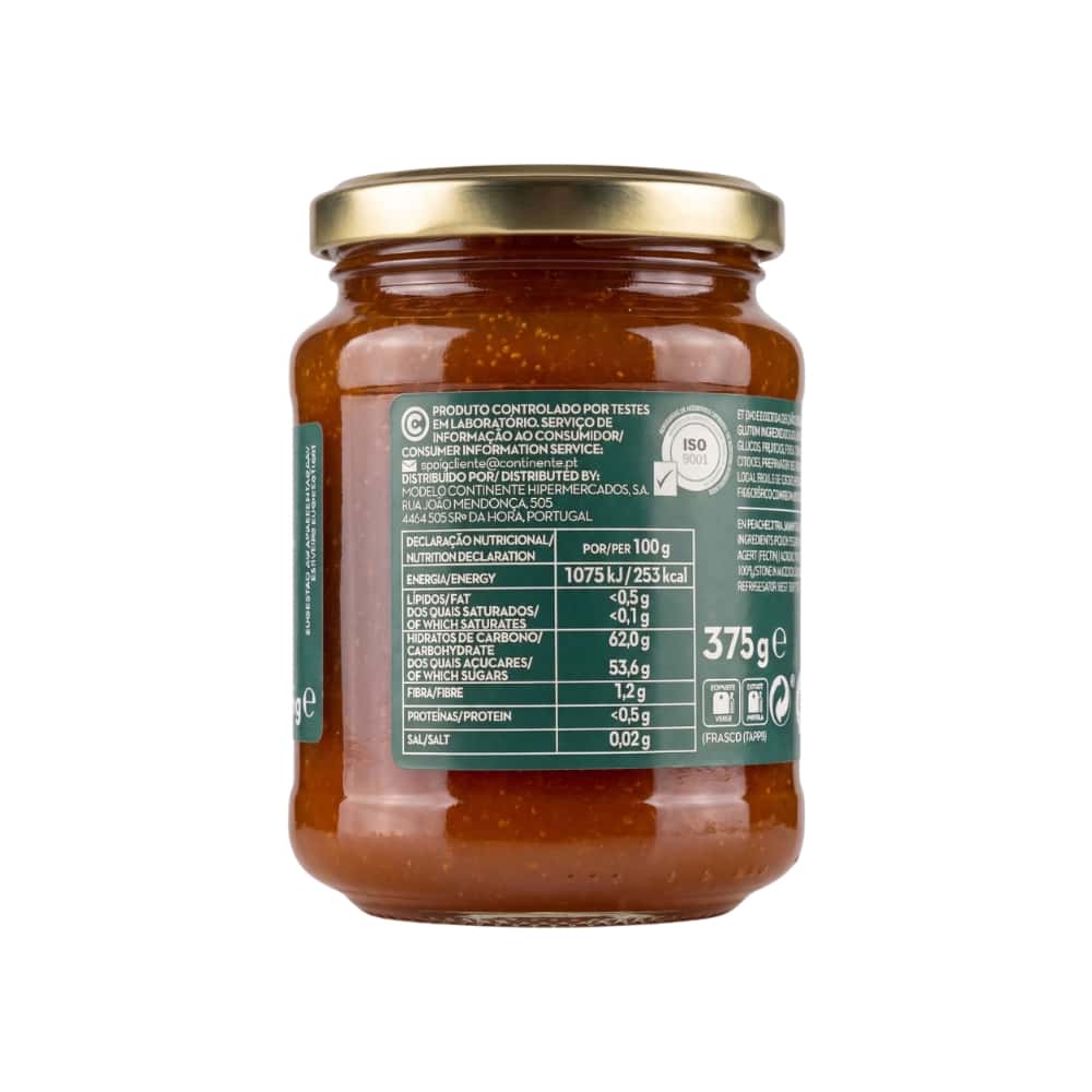 Mermelada de melocotón extra Continente (375 g / 13.23 oz) - Miniatura 2