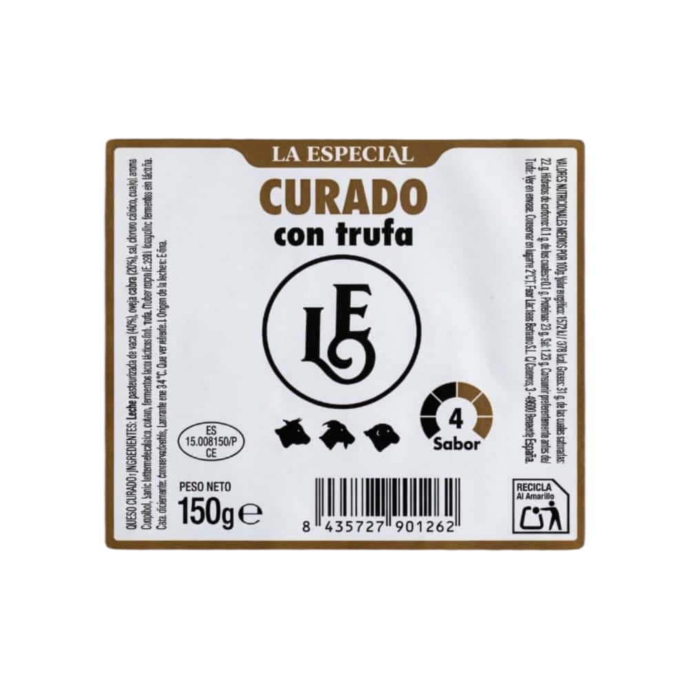 Queso curado con trufa La Especial (150 g / 5.29 oz) - Miniatura 2