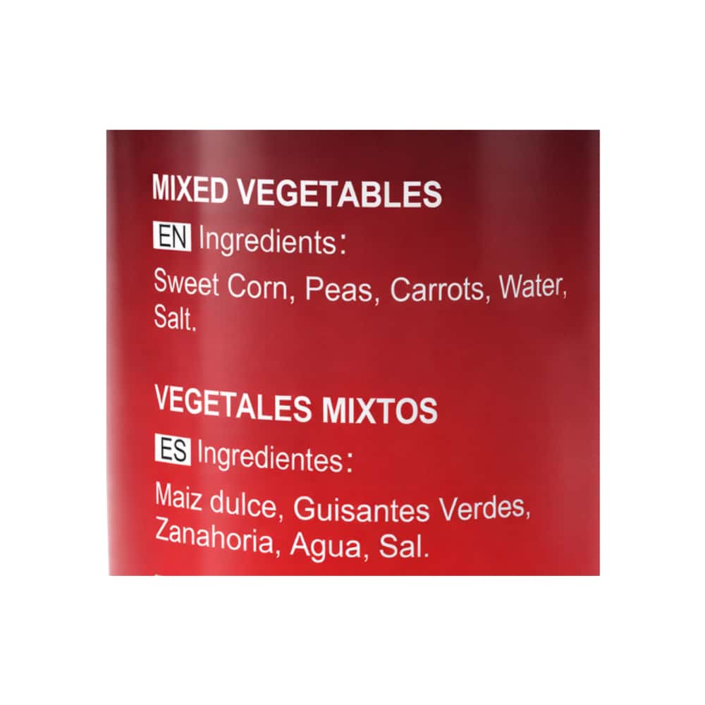 Vegetales mixtos La Sabrosa (425 g / 15 oz) - Miniatura 4