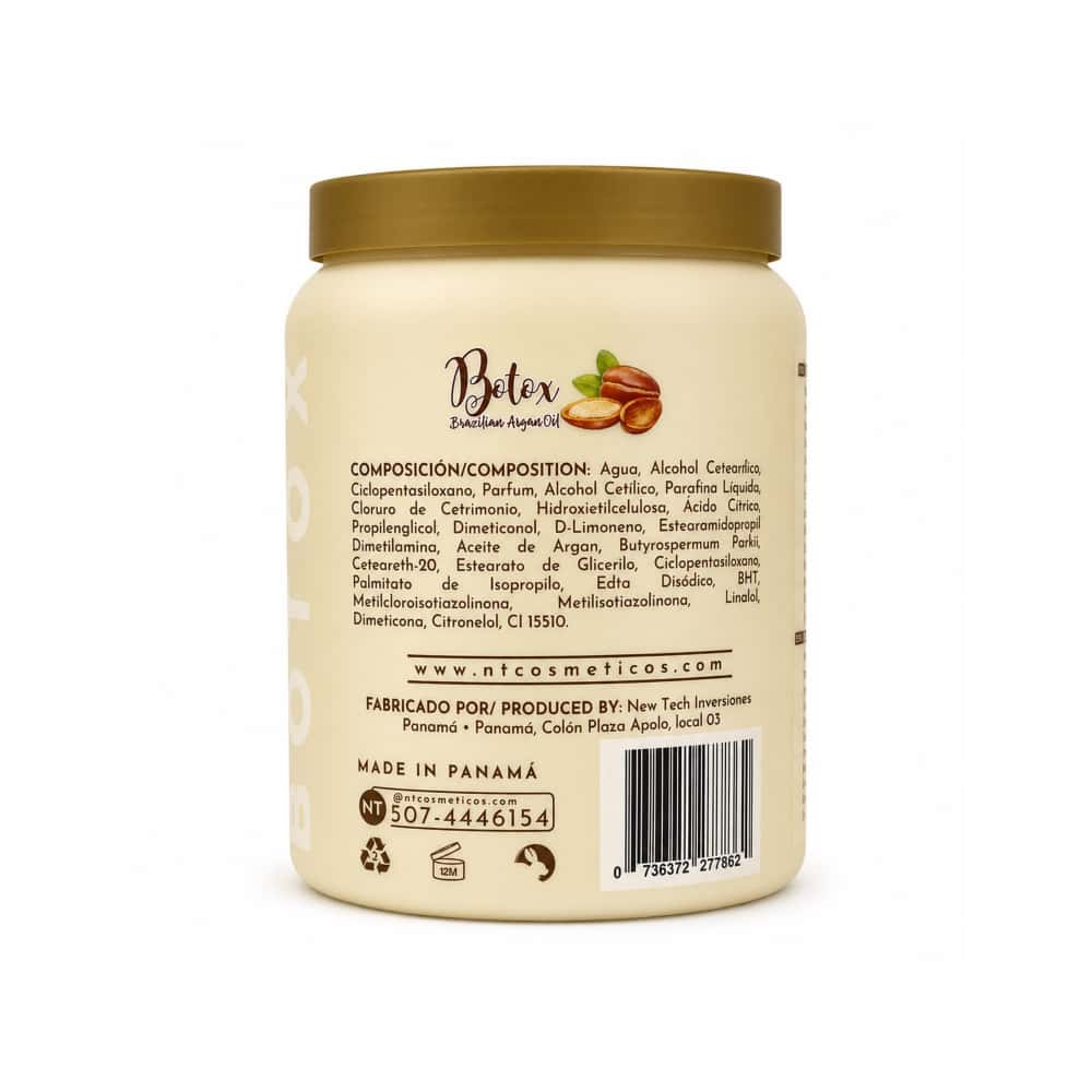 Botox para el cabello de aceite de argan Brazilian NT (950 g / 33.5 Oz) - Miniatura 2