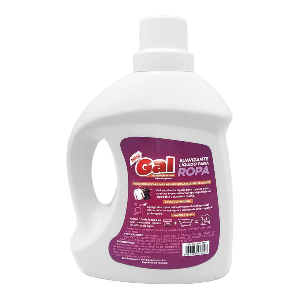 Suavizante líquido para ropa hipoalergénico aroma a jazmín Gal (2 L) - Miniatura 2