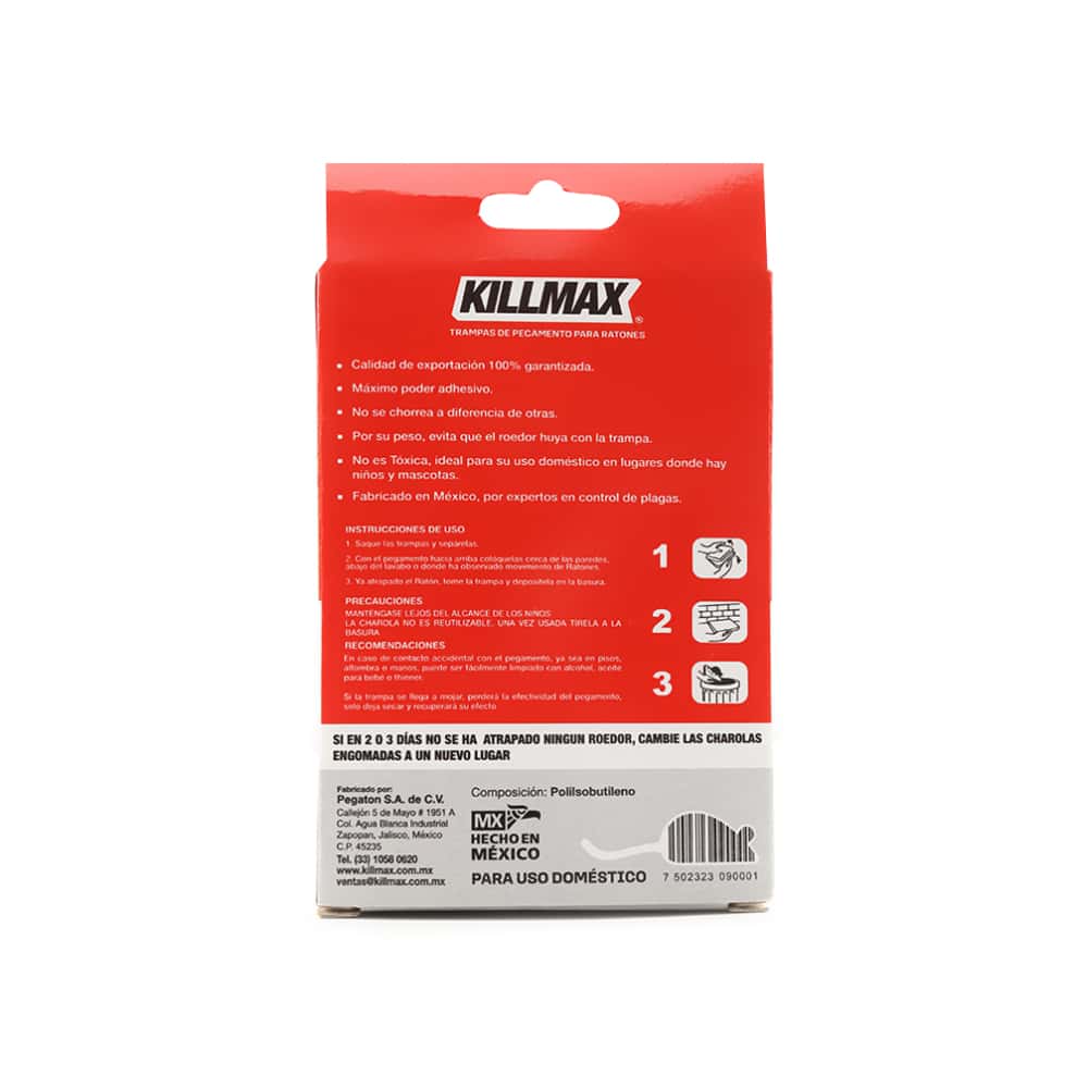 Trampas de pegamento pequeñas para ratones Killmax (2 U) - Miniatura 5