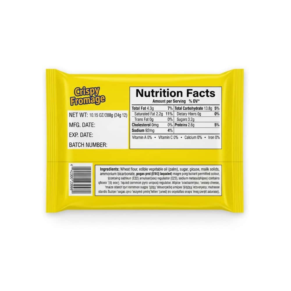 Galletas tipo sándwich de queso Bongú (12 x 24 g / 0.85 oz) - Miniatura 2