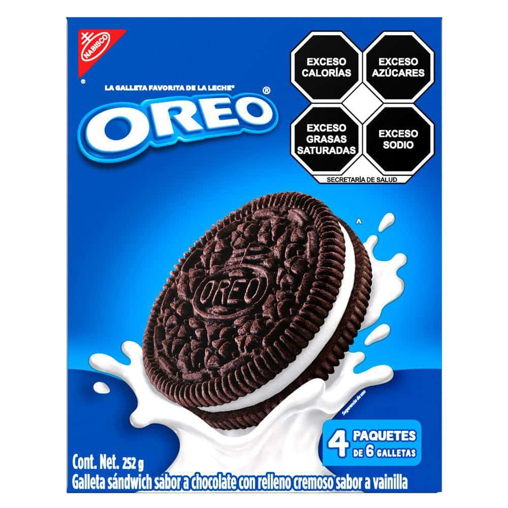 Galleta sándwich sabor a chocolate con relleno cremoso sabor a vainilla Oreo (252 g / 8.8 oz) - Miniatura 1