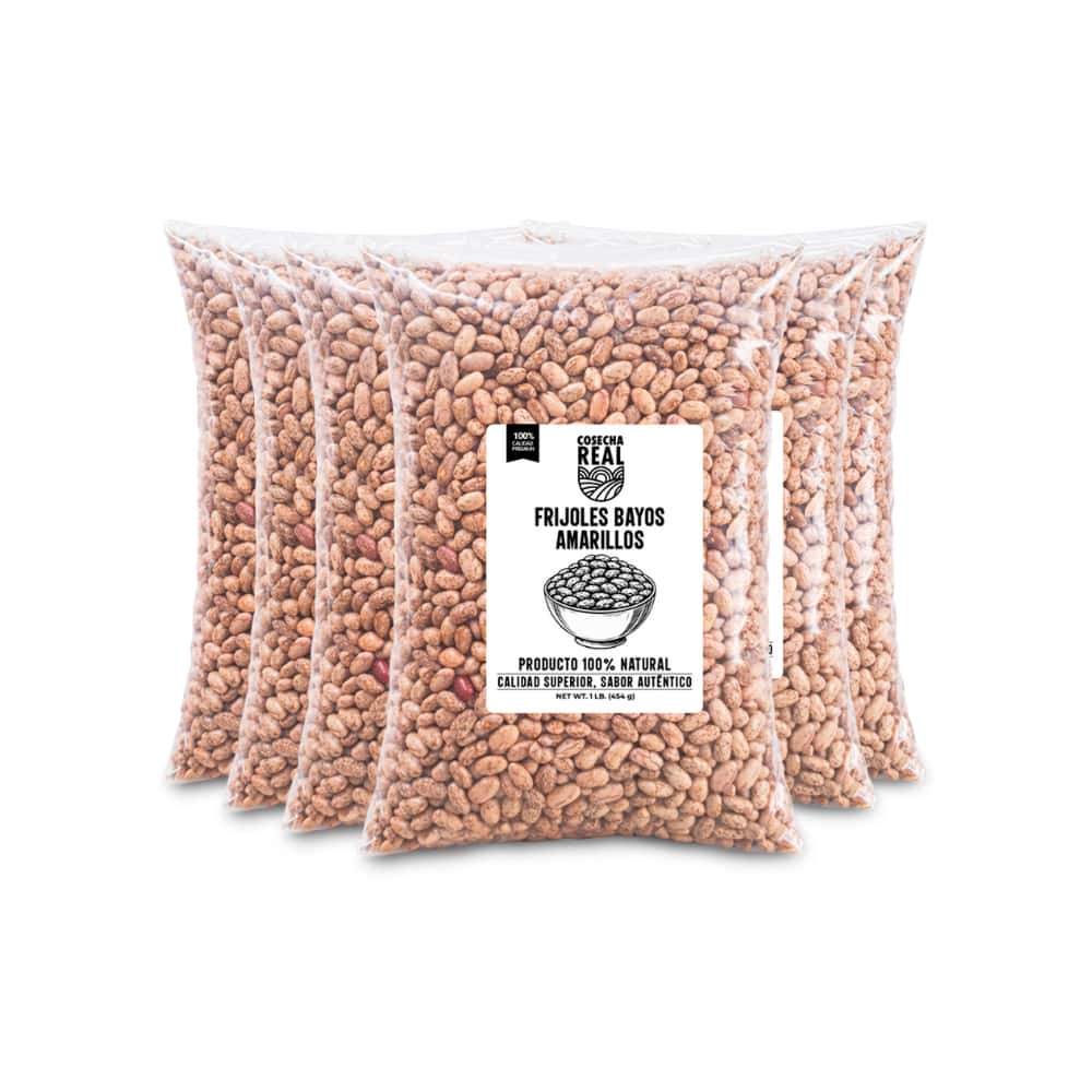 Frijoles bayos amarillos Cosecha Real (6 x 454 g / 1 lb) - Miniatura 1